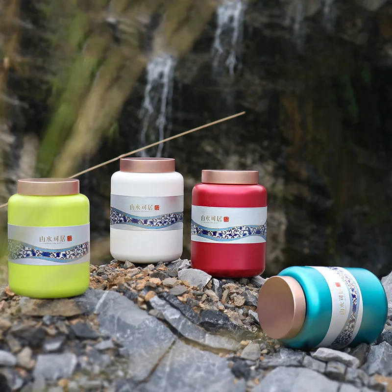 

Tea Storage Container Tins Tea Coffee Candy Chocolate Sugar Spices Perfect for Keeping Dry and Storing Loose Tea Leaves