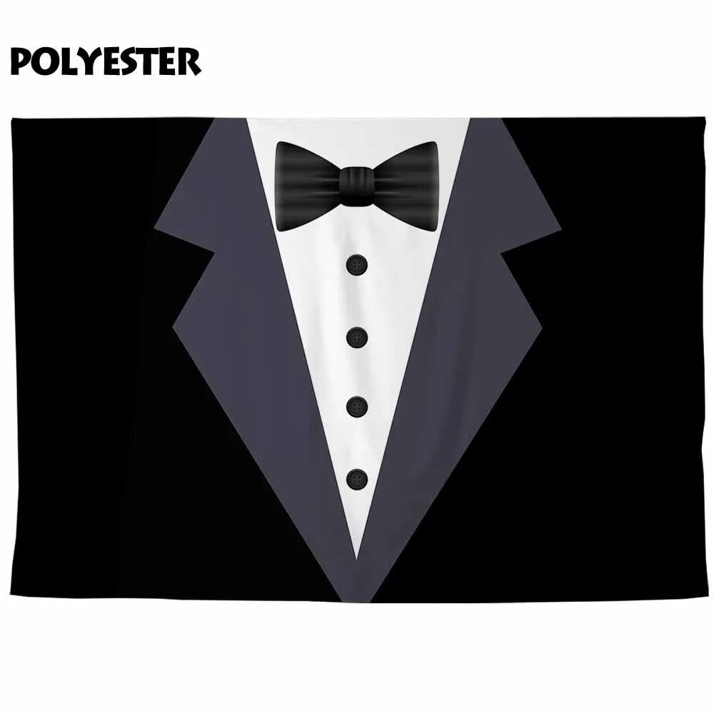 Allenjoy Костюм Джентльмена фон День Рождения Выпускной фотография Фон