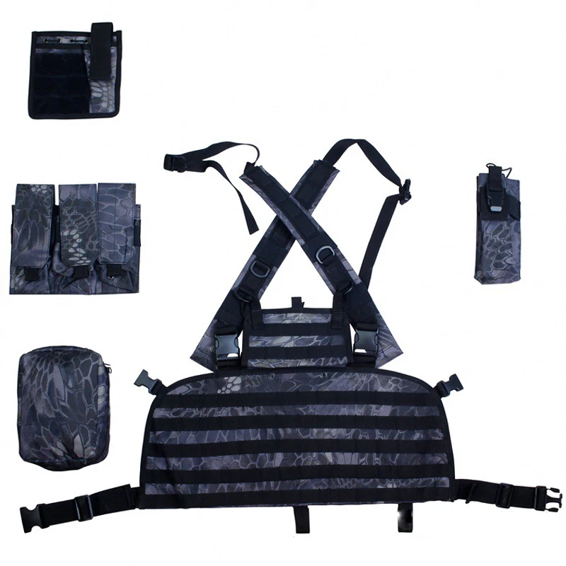 Hunting Tactical Combat Molle RRV Chest Vest Rig Military Paintball Harness Airsoft Vest With Magazin Pouch EDC Pack Accessories images - 6