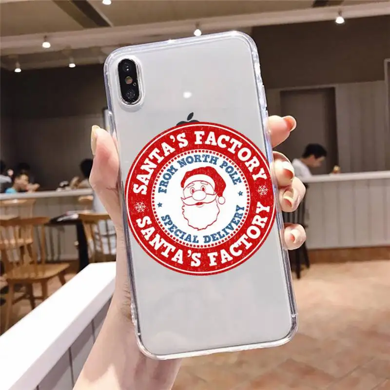 

Christmas trend tags Phone Case Transparent soft For iphone 5 5s 5c se 6 6s 7 8 11 12 plus mini x xs xr pro max