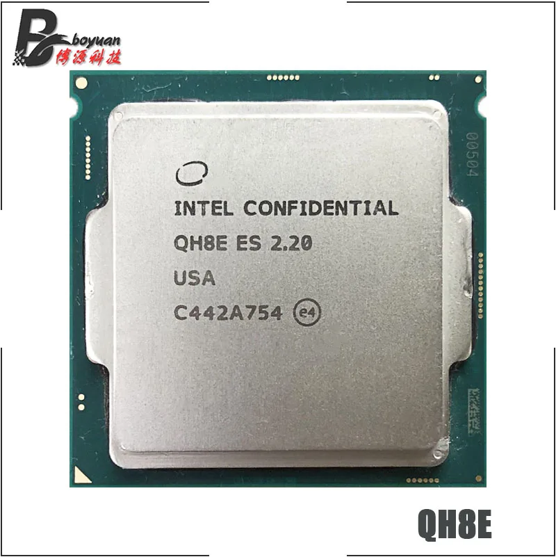 Процессор Intel core i7 es QH8E 2 ГГц четырехъядерный восьмипоточный ЦПУ L2 = 1M L3 8M 6700K 6400T LGA