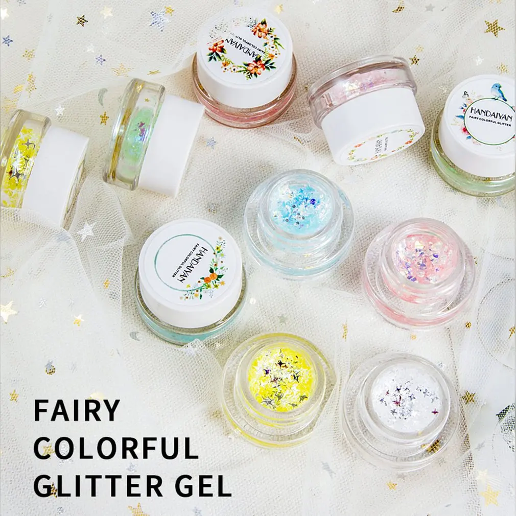 

Shiny High-gloss Eye Shadow Bright Sequin Gel Eye Makeup Cosmetics