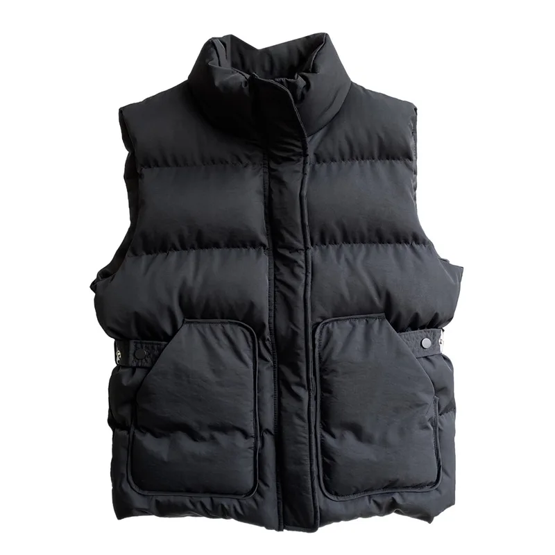 

Down Cotton Vest Jacket Women's Bread Jacket Winter New Loose Waist Fashion Waistcoat
