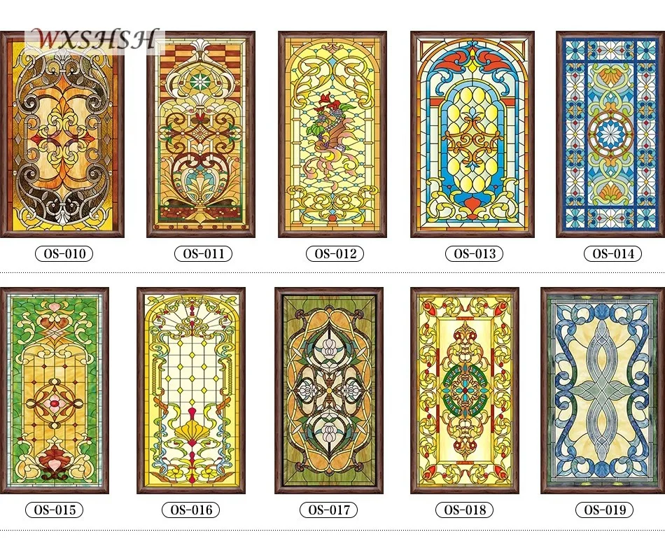 Заказной размер без клея Электростатическая Прямая поставка церковные