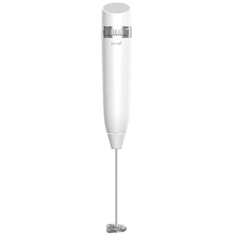 

Milk Frother, LCD Coffee Frother Electric Whisk With Stepless Speed Regulation USB Rechargeable Handheld Foam Maker