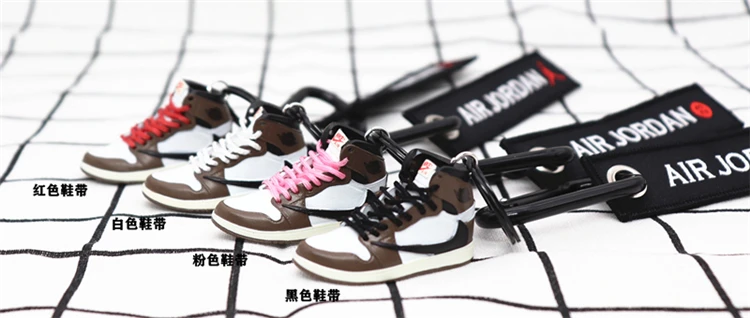 Новинка ручной работы 3D AJ Key ChaiAir Mini Jordan кроссовки модель милый брелок для ключей Баскетбольная обувь Подарочный Брелок для ключей модные украшения