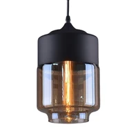 modern industrial art led pendant lamp creativity loft e27 bulb glass hanging lamp home decor for living dining room cafe bar