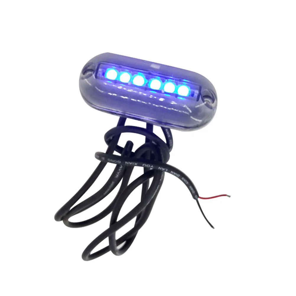 12 В водонепроницаемый Светодиодный светильник для подводного плавания морской