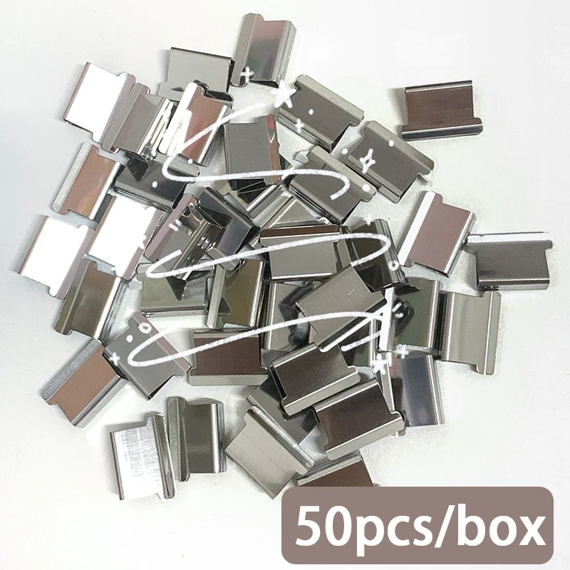 

50 шт. Металлические и пластиковые зажимные ленты для удаления степлера