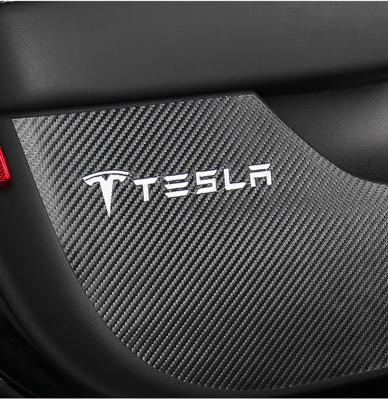 Защитные накладки для дверей автомобиля Tesla Model 3 4 шт. защитные боковых краев