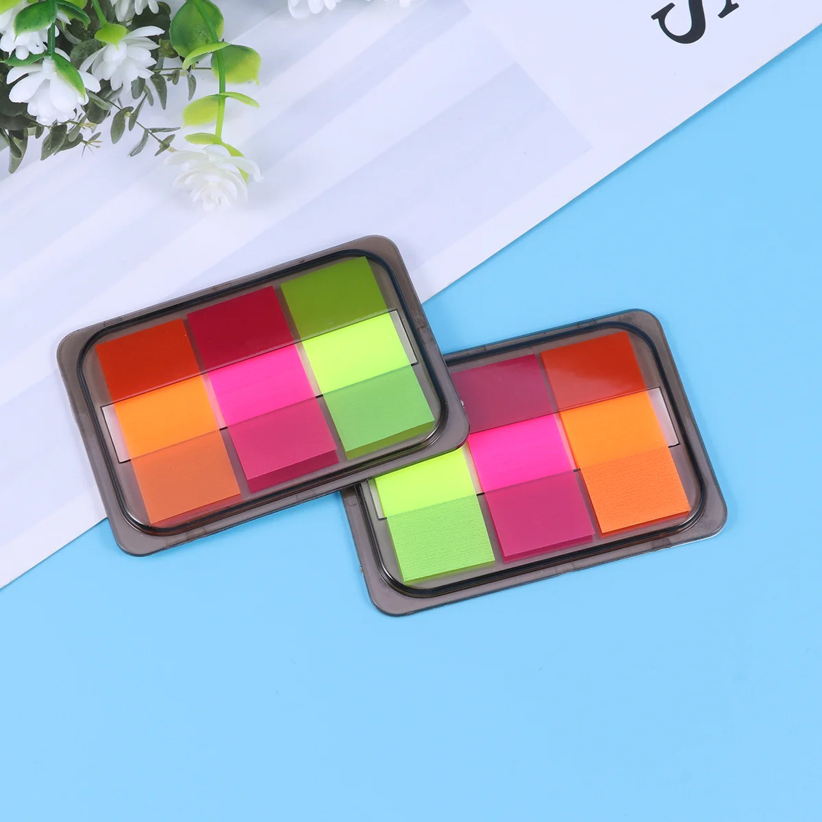 

10 Packs Neon Page Markers Colored Tabs Flags Sticky Memo Notes for Page Marker