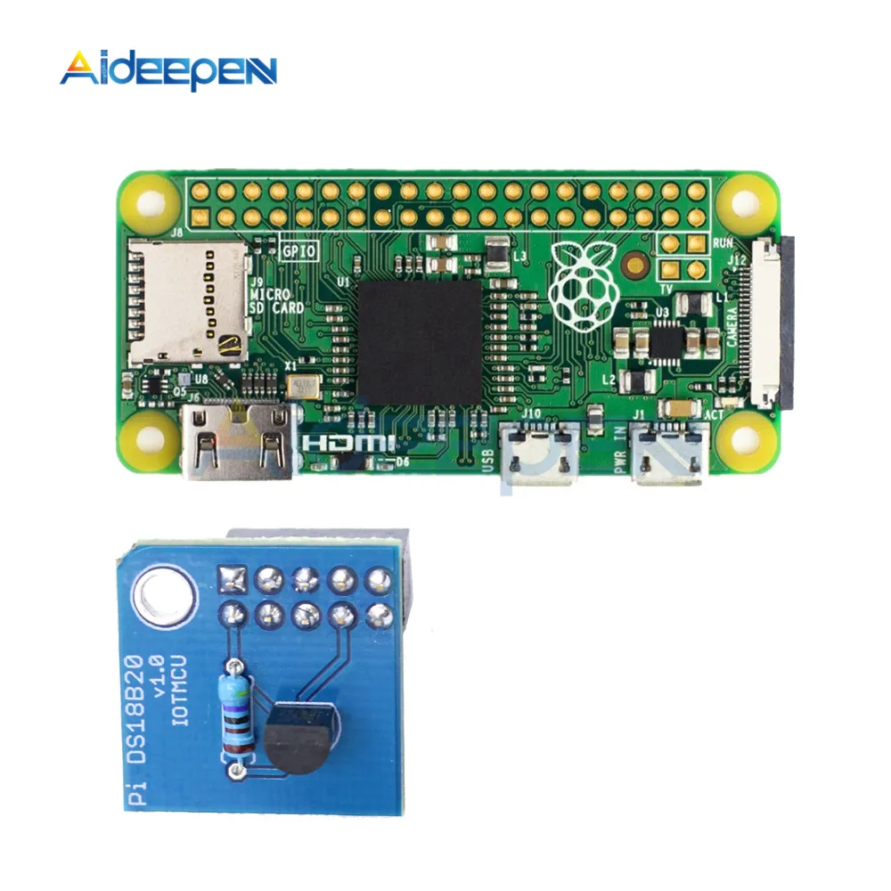 Модуль датчика температуры DS18B20 1 провод Интерфейс 9 12 бит считывание с Raspberry Pi