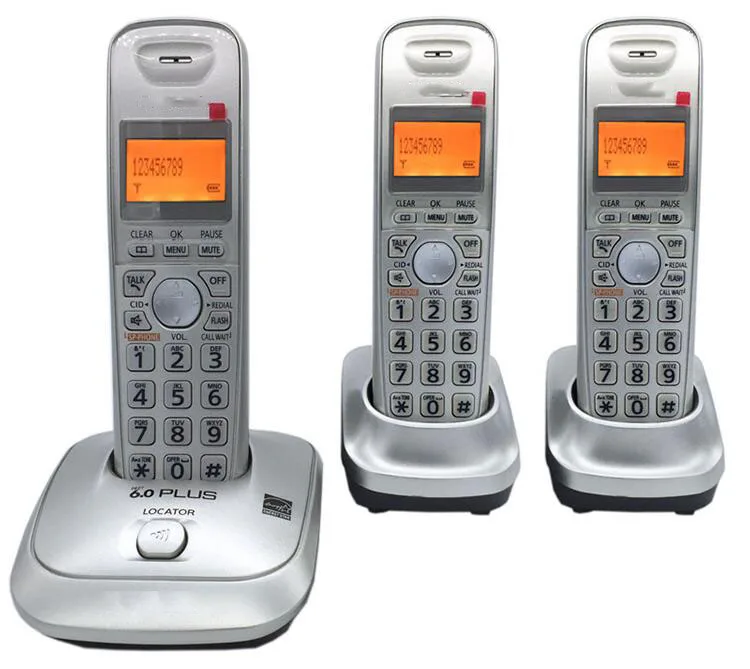 DECT 6,0 Plus цифровой беспроводной телефон с внутренней связью ID Домашний Беспроводной телефон английский испанский язык