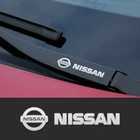 Автомобильная металлическая эмблема, наклейки для стеклоочистителей, светоотражающие декоративные наклейки для Nissan Nismo X-trail Qashqai Tiida Teana Juke, аксессуары