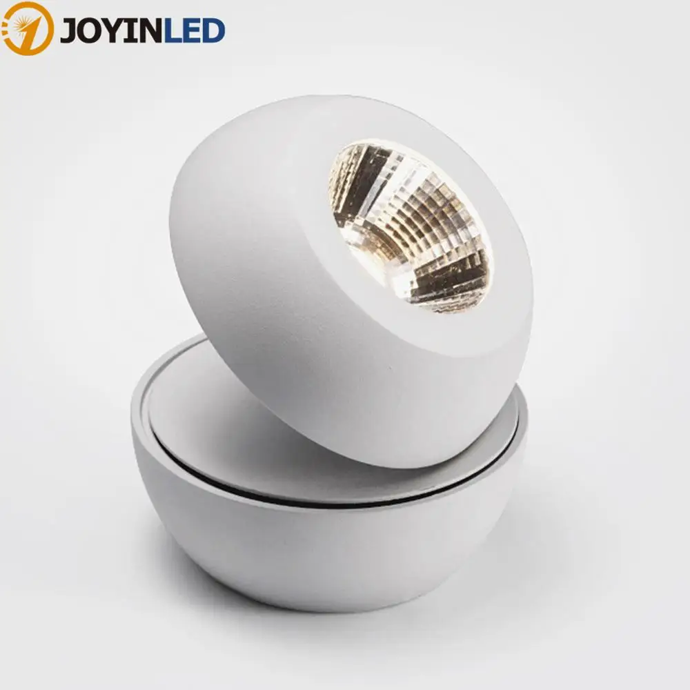 

Dimmable Folding Rotating 360 degree LED Downlights 10W20W40W COB LED Ceiling Spot Lights AC220V LED Wall Lamps Indoor Lighting