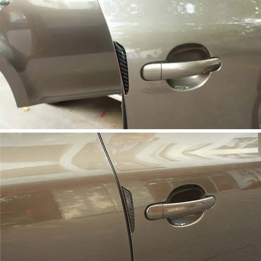 

4PCS Car Door Bumper Stickers Anti-collision Strip Set Edge Bar Crash-Proof Anti-Scratch Car Protector Trim Universal for Cars