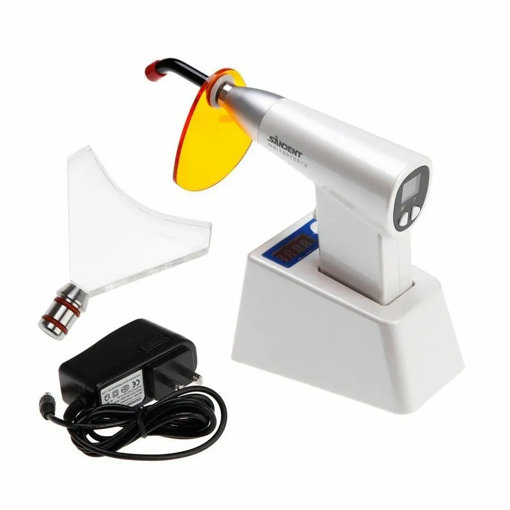 4 Model ST2 Dental Curing Light Lamp Cordless Wireless LED inductive charge Built-in light Meter