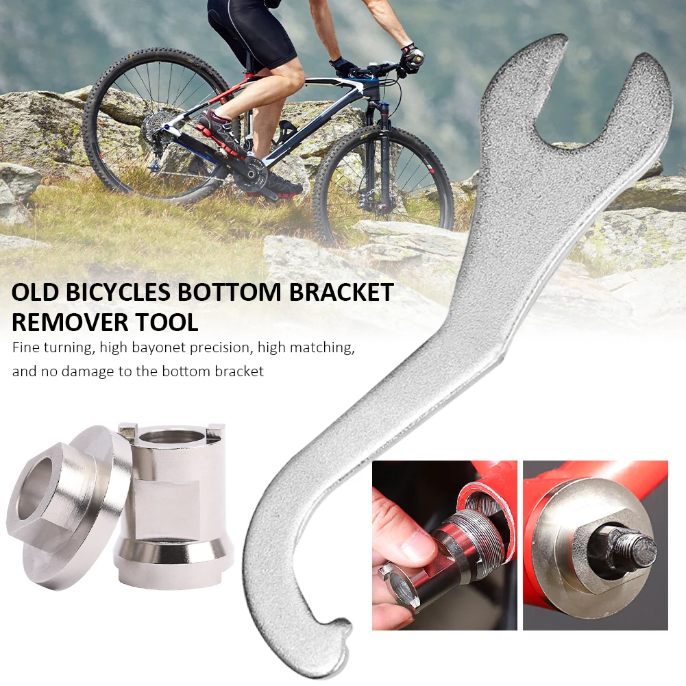 

New Bike Bottom Bracket Removal Tool Lock Ring Spanner Wrench Cycling Repair Supplies For Old Bicycle Electric Vehicles