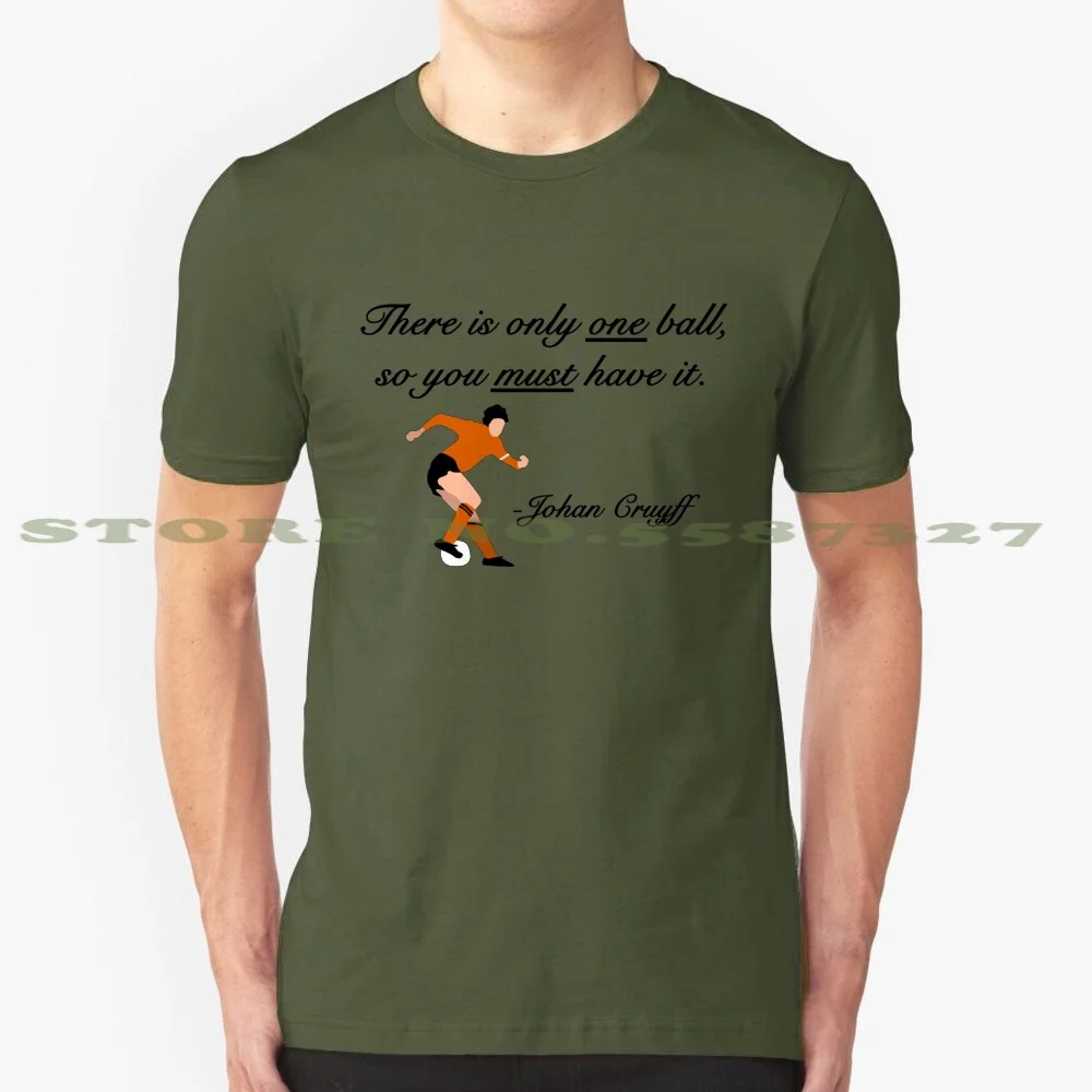 Johan Cruyff Цитата модная Винтажная футболка футболки голландская Футбольная форма