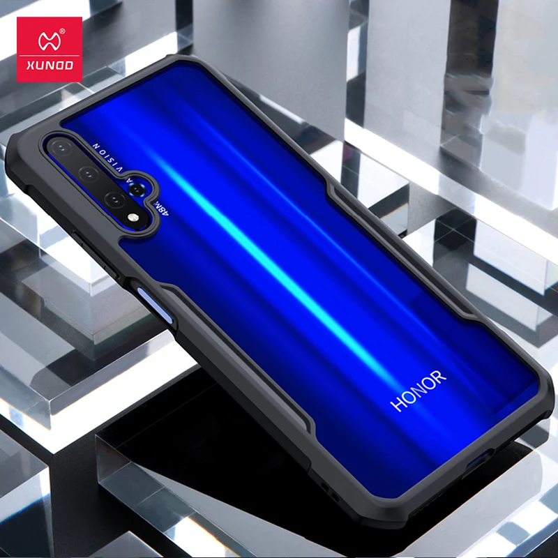 Чехол для Huawei Honor Nova 5T защитный чехол со стеклянной перчаткой прозрачный Модный в