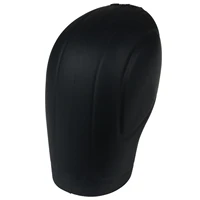 1pcs anti slip black car soft silicone gear knob nonslip auto round shift knob gear stick cover protector