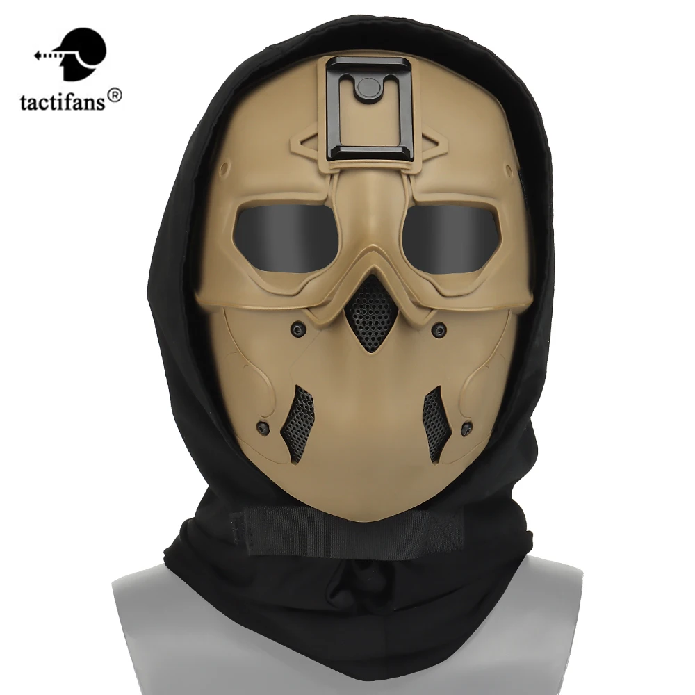 

Tactical Airsoft Wild Mask Comes with Headgear Suit Can Carry Variety Night Vision Devices Cosplay Multi-Function Protect Gear