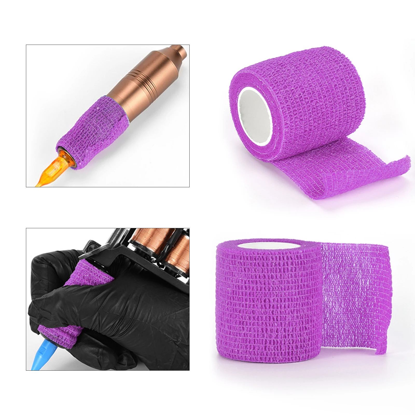 

Бандаж для татуировок PurpleTattoo, одноразовый, самоклеящийся, эластичный