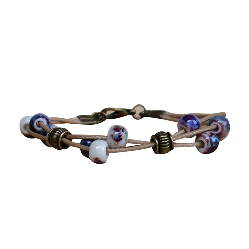 1 шт. новые модные ювелирные браслеты для девочек керамические с шармами в