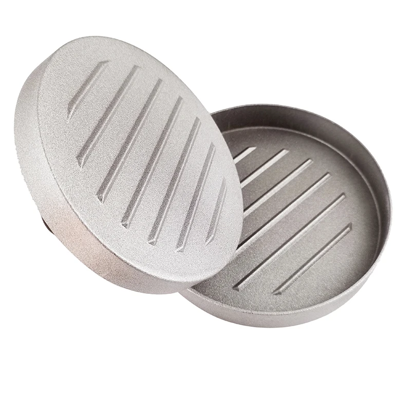 Алюминиевый антипригарный пресс для гамбургеров с 100 бесплатной бумагой и