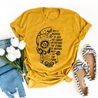 Женская футболка с принтом черепа и цветов, летняя Эстетическая футболка с круглым вырезом