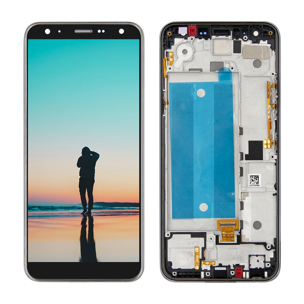5,7 ''для LG K40 LMX420 lcd сенсорный экран дигитайзер Замена с рамкой для LG X4 /K12 Plus ЖК-дисплей