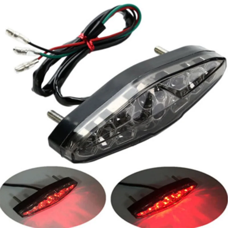Motorcycle 15 Led Red Light Brake Electric Car Scooter Rear Tail Auto Parts | Автомобили и мотоциклы