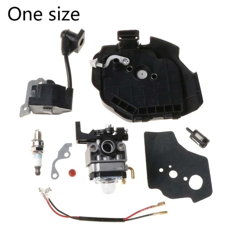

Carburetor Carb Air Filter Cover Kit for honda GX25 GX25N GX25NT HHT25S Brush