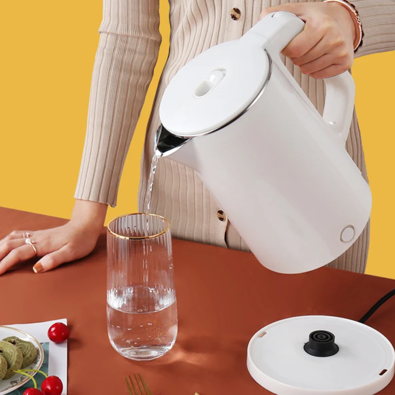 DMWD Электрический чайник из нержавеющей стали горячая вода бойлер мини 1.8л анти