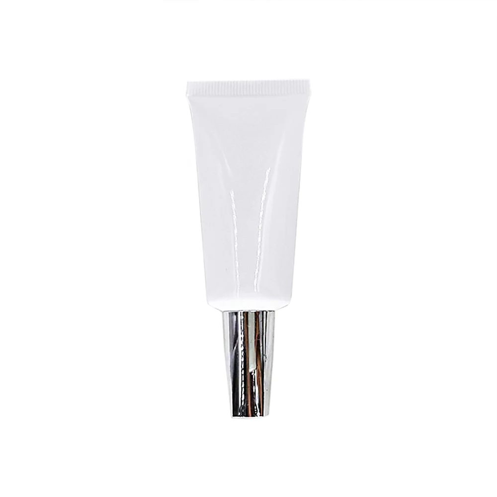 20ml Empty White Soft Tube with Square Cylinder Lid, Cosmetic Tube Package