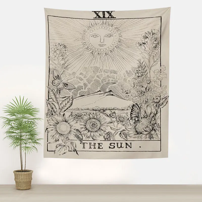 Фоновая ткань Taro декоративная подвесная настенное одеяло пляжное полотенце