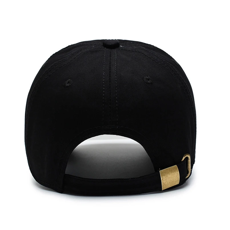 Бейсболка Мужская/Женская с вышивкой D хлопок цвет в ассортименте | Аксессуары