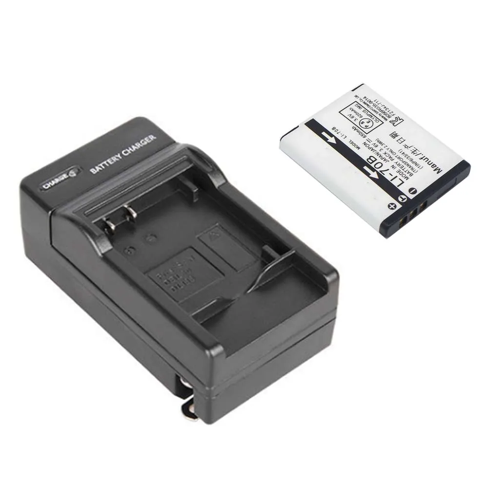 

Аккумулятор для камеры + настенное зарядное устройство Φ LI70B для Olympus Li-70B FE4020 X940 D705 FE5040 Φ 710-140