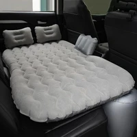 iatable car air mattress vehicle iatable thickened travel bed sleeping pad car back seat with pillows camping accesorios