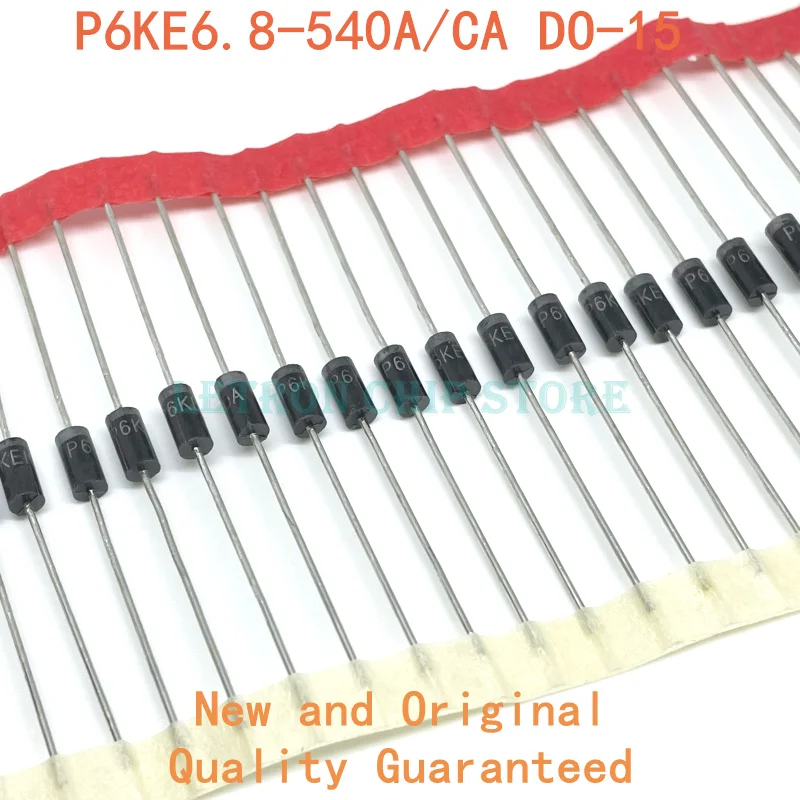 20pcs 600W DO-204AC TVS Diode DO-15 P6KE100A P6KE100CA P6KE110A P6KE110CA P6KE120A P6KE120CA P6KE130A P6KE130CA