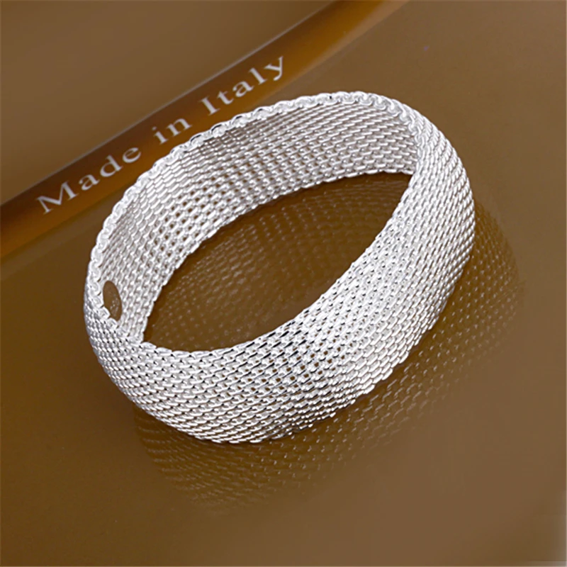 Silver 925 Jewellery Set for Women Round Bracelet &amp Bangle Earrings Ring 3 Pcs Fashion Jewelry Wedding Accessories Wholesale | Украшения