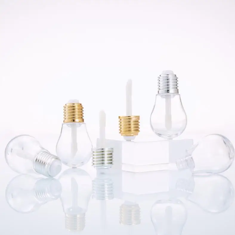 

9ml Silver Light Bulb Lip Glaze Tube Lip Gloss Bottle Lipgloss Tube Refillable Container Empty Makeup DIY Lip Glaze Tube