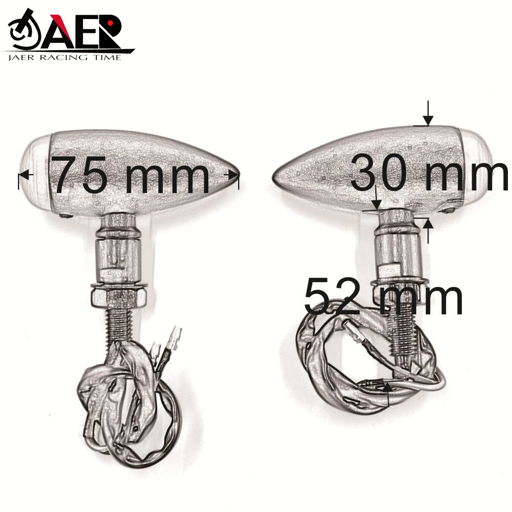 

Bullet Metal Motorcycle Turn Signal Light Motocross Indicator Light For Harley Mini Sportster Dyna Softail Bobber Chopper