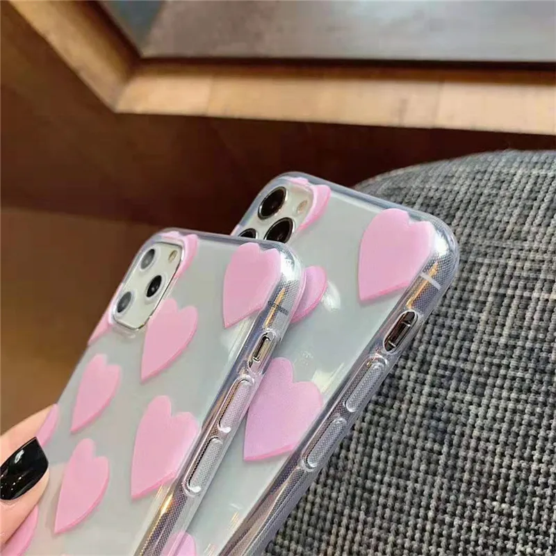 Lovebay чехол для телефона iPhone 11 6 S 7 8 Plus X XR 11Pro XS Max милый мультяшный волнистый