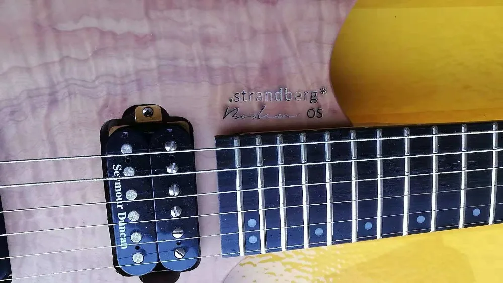 Завод+ красновато Безголовый Strandberg Boden OS6 корпус электрогитары cutaway электрогитара гитара
