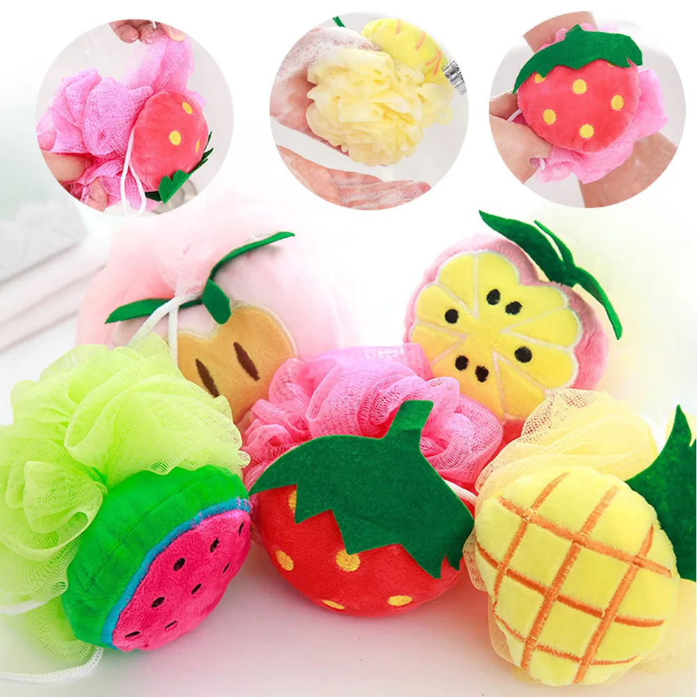 Спонж для отшелушивания кожи и душа натуральная щетка ванны многоцветная супер