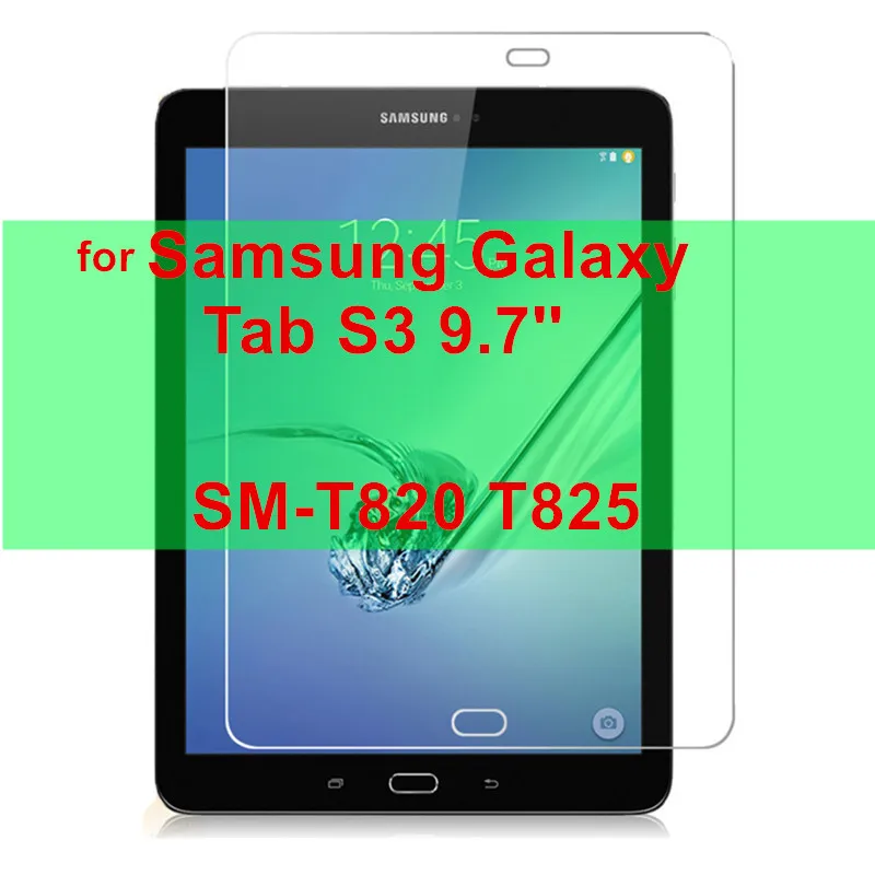 Tab S3 9.7 T820 С уровнем твердости 9H закаленное Стекло для Samsung Galaxy Tab S6 10,5 Экран протектор для Samsung Galaxy Tab S5E S4 S3 S2 S T830 T835 T720 T710 - Цвет: Tab S3 9.7 T820