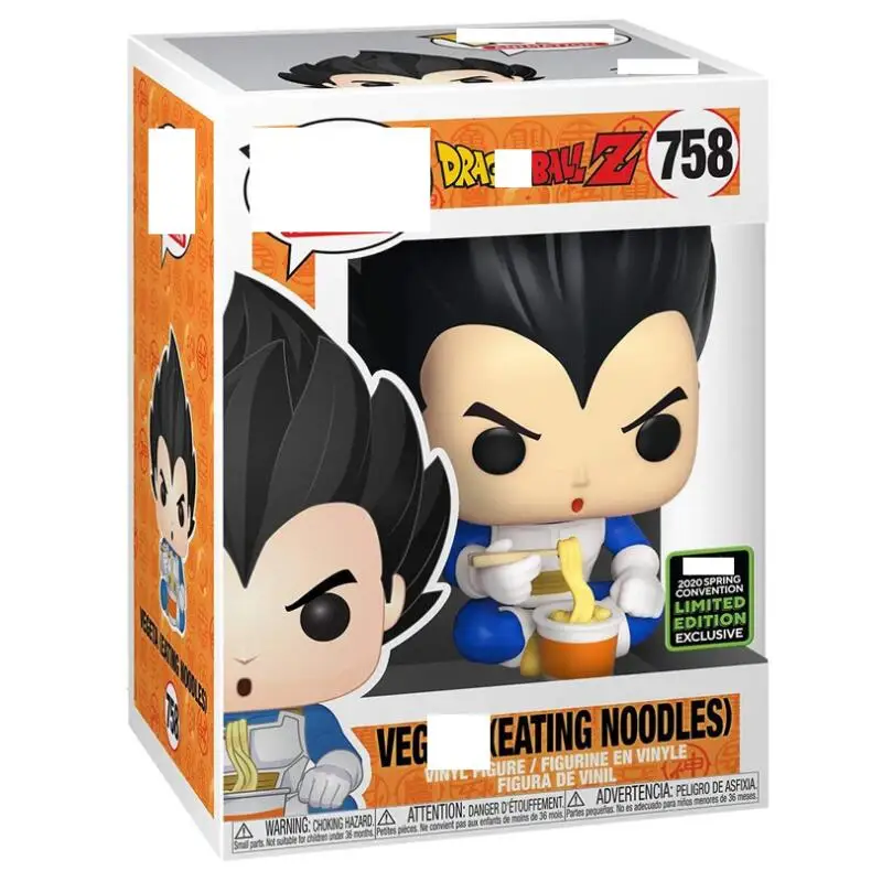 

Hot Anime Movie Vegeta Eating Noodles Action Figures Toys Dragon 758# PVC Toys for Children