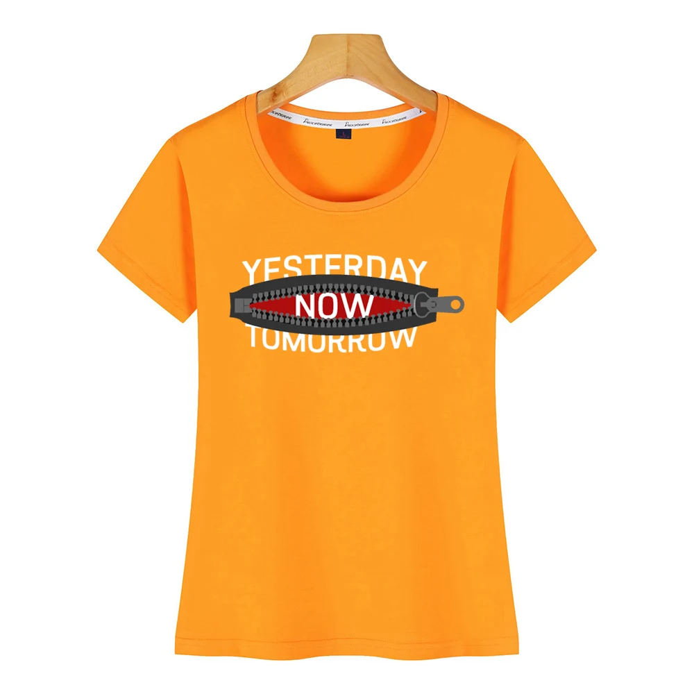 Женская футболка повседневная черная с принтом|Футболки| |