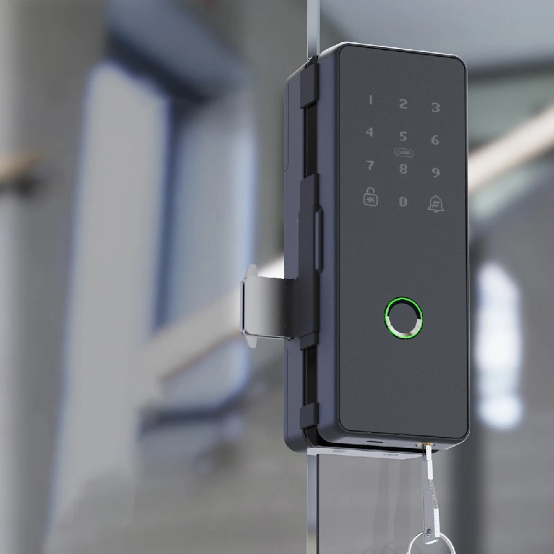 

New Cheap Home Security Smart Door Lock Set For Sliding Glass Door